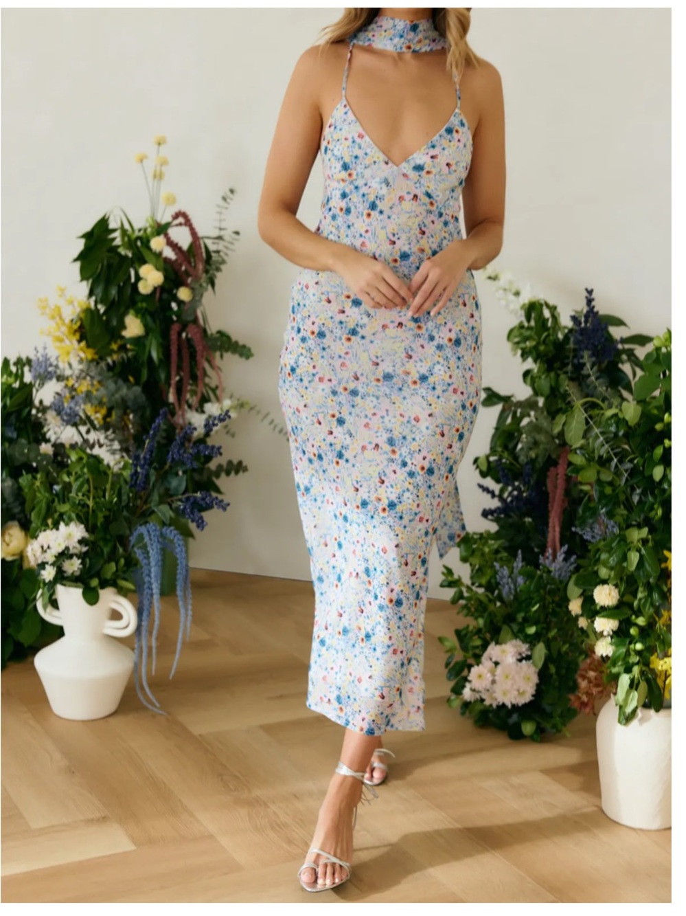 Park & Fifth Elmwood Dress - with neck scarf
